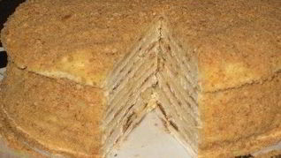 Быстрый торт на кефире