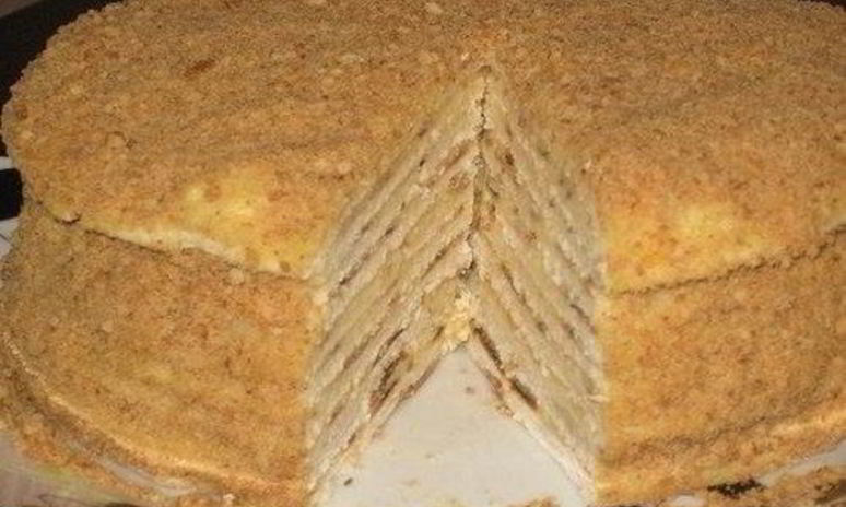 Рецепт быстрого торта на кефире