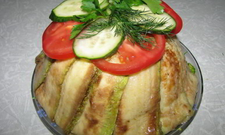 Рецепт кабачкового тортика