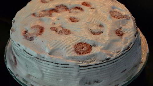 клубничный маршмеллоу торт