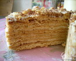 Медовик без масла