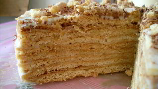 Медовик без масла