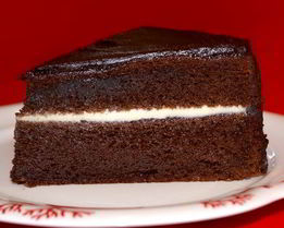 Шоколадный французский торт в духовке