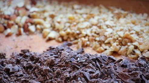 шоколадный торт два ореха