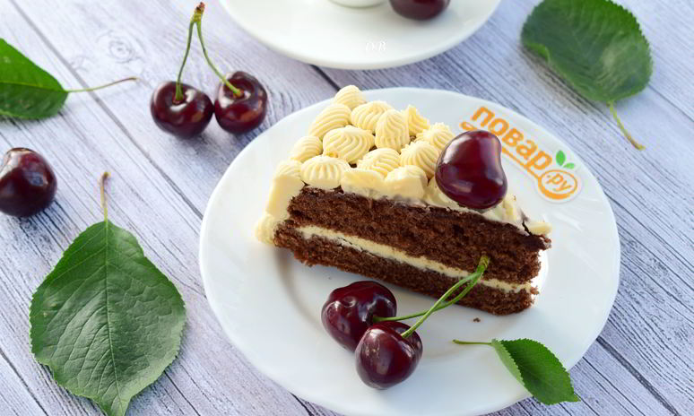 Рецепт шоколадного торта со сливочным кремом