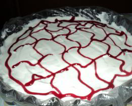 Торт из фруктов без выпечки