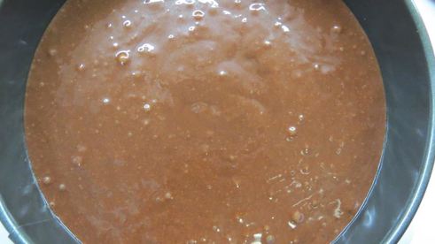 торт малиновая роза с чизкейком и бисквитом брауни