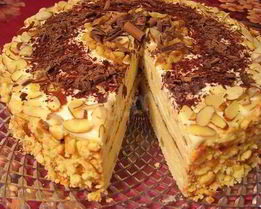 Торт Марика крем сметана сгущенное молоко