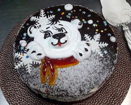 Торт мишка на севере классический