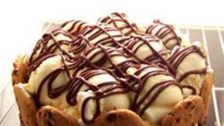 Торт-мороженое с печеньем