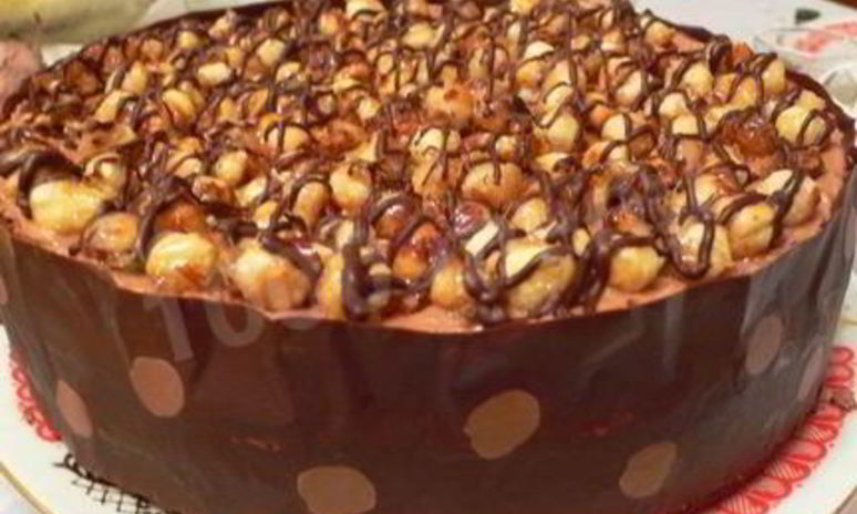 Рецепт торта на маргарине с медом и миндалем