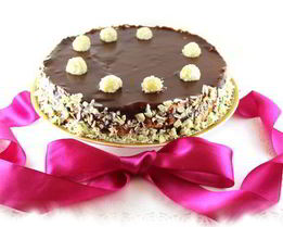 Торт Птичье молоко с вишней