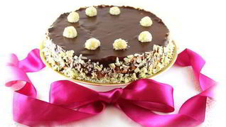 Торт Птичье молоко с вишней