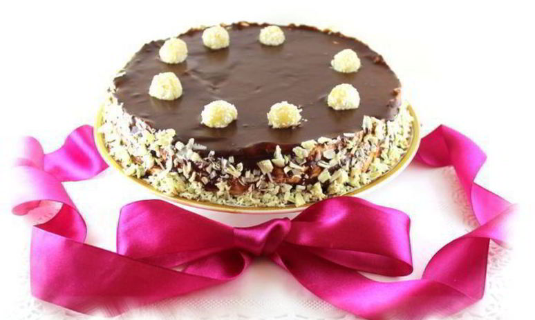 Рецепт торта птичье молоко с вишней