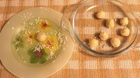 торт птичье молоко с вишней