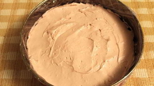 торт птичье молоко с вишней