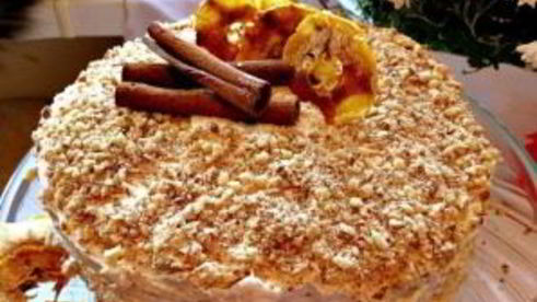 торт с кремом из маскарпоне