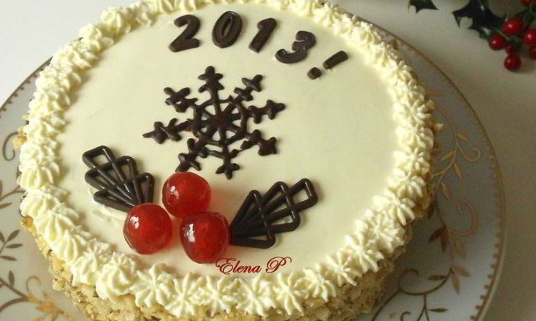 Рецепт торта с новым годом