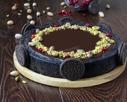 Торт с соленой карамелью шоколадный