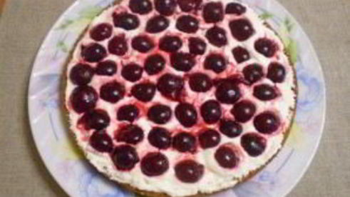 торт с ягодами