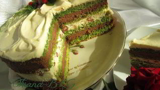 Торт Шоколадно-мятный поцелуй