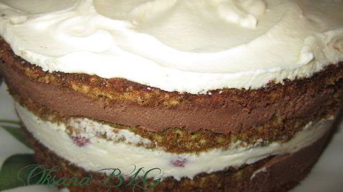 торт шоколадно-мятный поцелуй