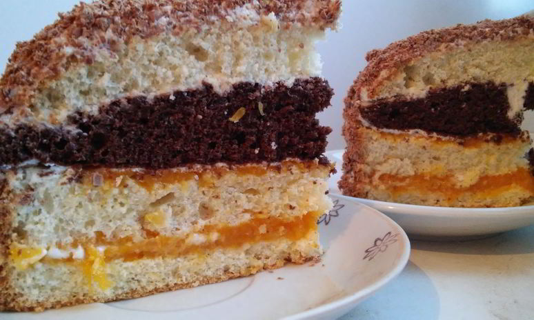 Рецепт торта со сметанным кремом