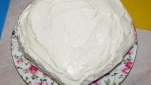 торт влюбленное сердце