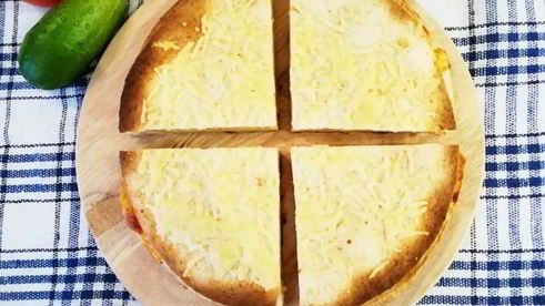 тортильи, запеченные в духовке с сыром