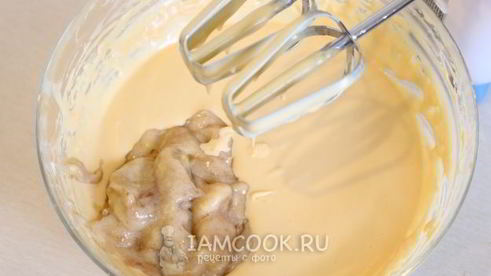 вафельный торт со сгущенкой и бананами