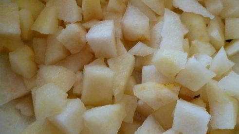 творожно-грушевый рулет