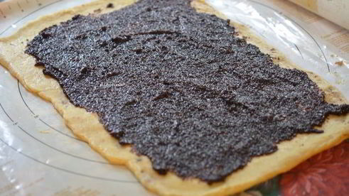 творожно-маковый рулет