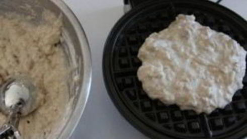 бананово-ореховые вафли