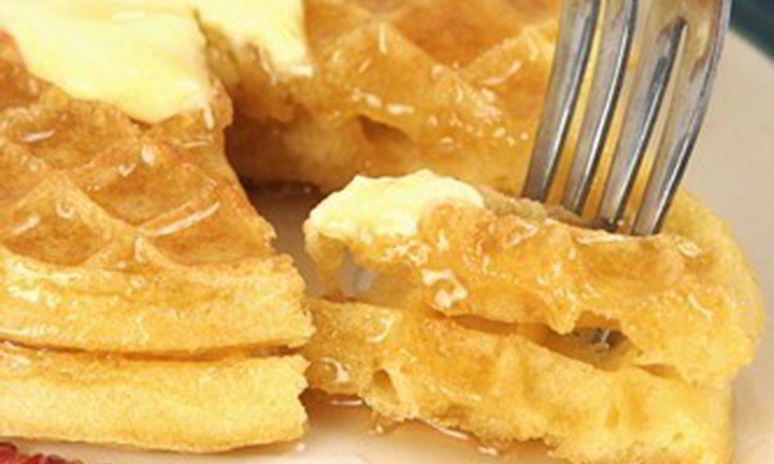 Рецепт бельгийских вафель с беконом