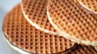 Голландские вафли с карамелью