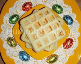 Хрустящие масляные вафли