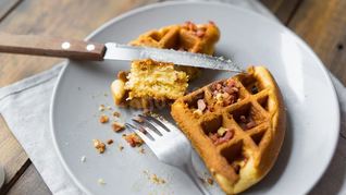 Мягкие венские вафли