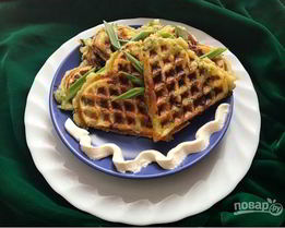 Постные картофельные вафли