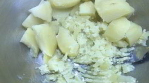 постные картофельные вафли