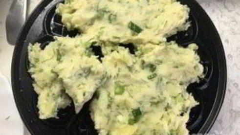 постные картофельные вафли