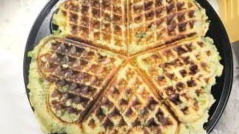 постные картофельные вафли