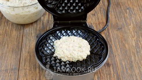 постные вафли в электровафельнице