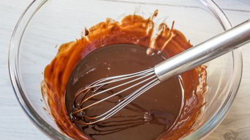 шоколадно-банановые вафли