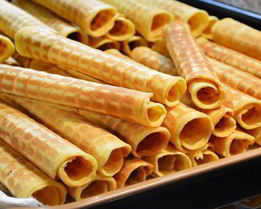 Тонкие вафли