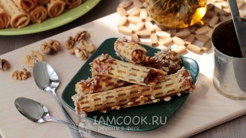 трубочки со сгущенкой