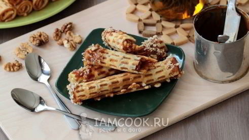 трубочки со сгущенкой