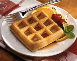 Творожные вафли в вафельнице