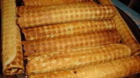 вафельные трубочки