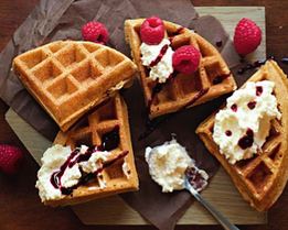 Вафли из полбы