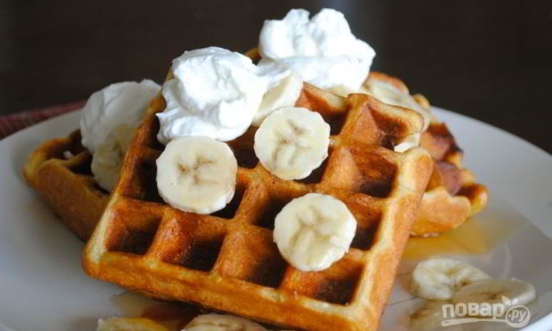 Рецепт вафель на кефире в электровафельнице